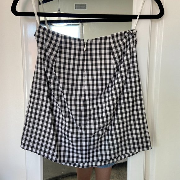 Lovers + Friends Gingham Ruffle Skirt - Size XS - Picture 5 of 5